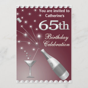 soixante-cinquième Invitation de fête