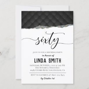 Soixante Diamond Invitation Anniversaire