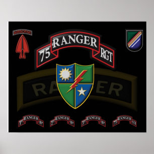 soixante-quinzième Affiche de régiment de Rangers
