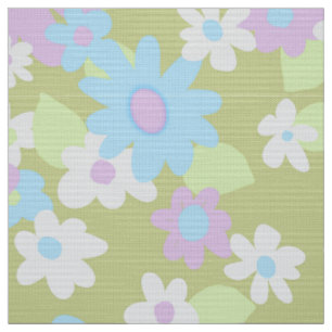 Soixante tissu de fleurs vintages