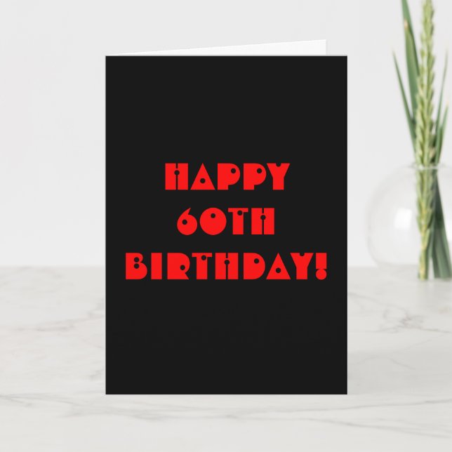 Soixantième carte d'anniversaire de faucheuse (Devant)