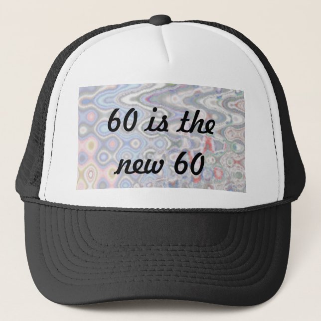 Soixantième casquette drôle d'anniversaire - 60 (Devant)