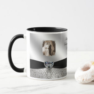 soixantième Tasse de photo d'anniversaire de