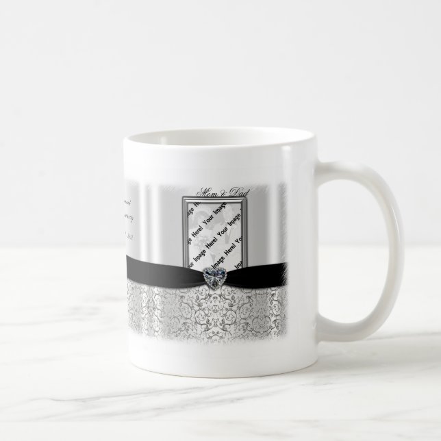 soixantième Tasse de photo d'anniversaire de (Droite)