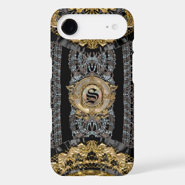 Sojeye Plus Old Baroque Style 6/6s Monogram Case-Mate iPhone Case (Back)