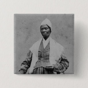 Sojouner Truth Suffrage Abolishionist Civil Rights 2 Inch Square Button