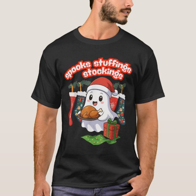 Soks, Stuffings, &amp; Stockings, Soky Ghost Chris T-Shirt (Front)