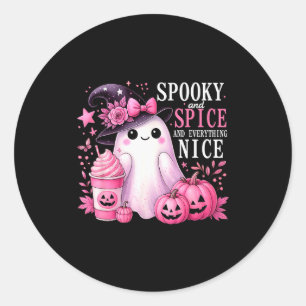 Soky And Sce And Everything Nice Halloween Nk Classic Round Sticker