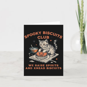 Soky Biscuits Club Cat, Halloween Baking  Card