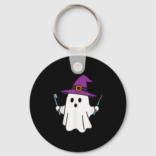 Soky Dentist Ghost Halloween Smile Dental Bootiful Keychain