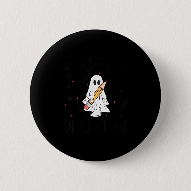 Soky Director Halloween School  2 Inch Round Button (Front)