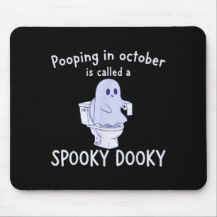 Soky Dookie Funny Ong In October Ghost Halloween Mouse Pad