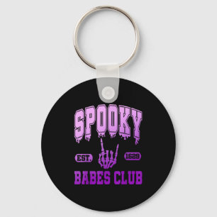 Soky Est. 1629 Babes Club, Retro, Goth  Keychain