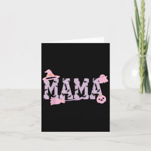 Soky Halloween Mama Varsity Mom Pastel Nk Pumpkin Card