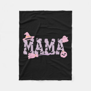 Soky Halloween Mama Varsity Mom Pastel Nk Pumpkin Fleece Blanket