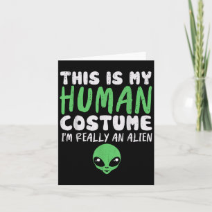 Soky Human Costume I’m Alien Extraterrestrial Hall Card