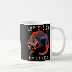 Soky Ossum S Let's Get Smashed Creepy Gift  Coffee Mug