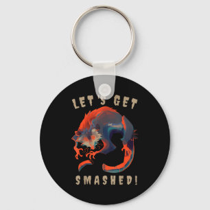 Soky Ossum S Let's Get Smashed Creepy Gift Keychain