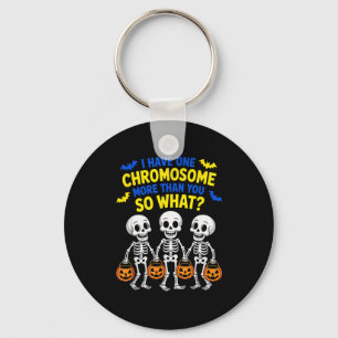 Soky Skeleton Down Syndrome Awareness Extra Chromo Keychain