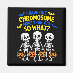 Soky Skeleton Down Syndrome Awareness Extra Chromo Magnet