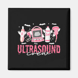 Soky Ultrasound Crew Sonographer Halloween Vascula Magnet