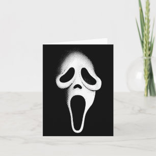 Soky Y Ghost Face Horror Party Mask Halloween Cost Card