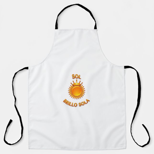 Sol Brillo Sola Logo Apron – Stylish Kitchen & Coo (Front)