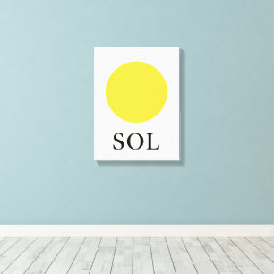 SOL CANVAS PRINT