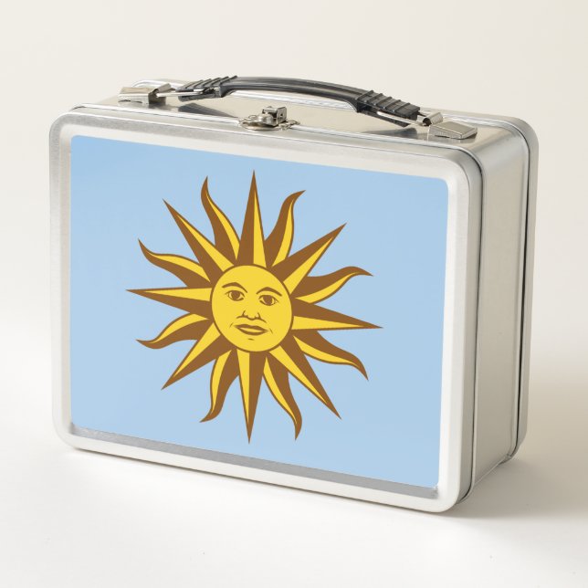 Sol de Mayo - URUGUAY Metal Lunch Box (Front)