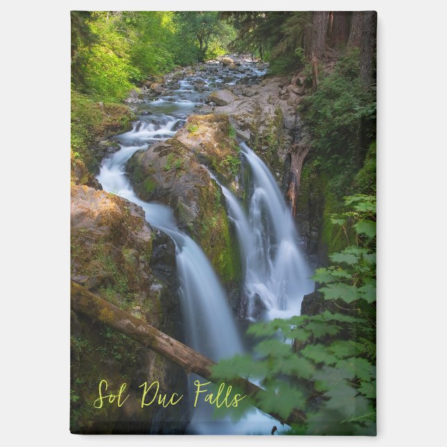 Sol Duc Falls Olympic National Park Washington Magnet (Front)