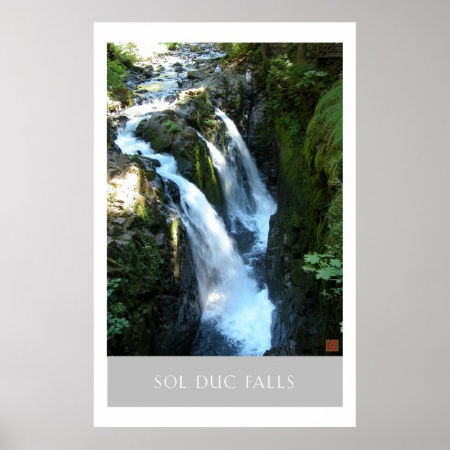Sol Duc Falls-Print Poster (Front)