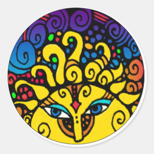 Sol / El Sol lunatique 20 autocollants de comptage