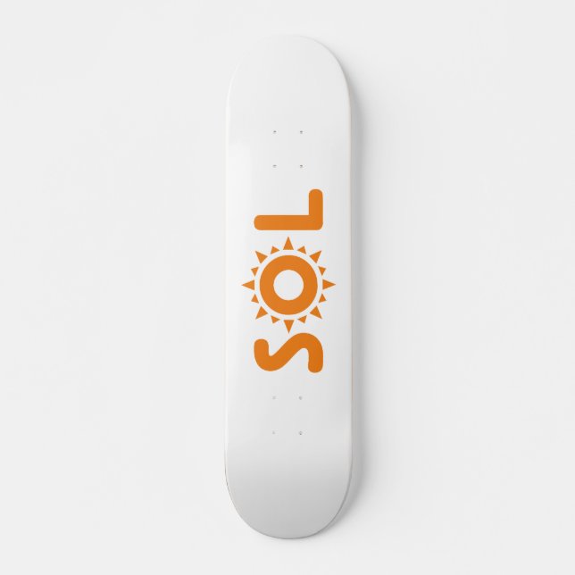 Sol Skateboard (Front)