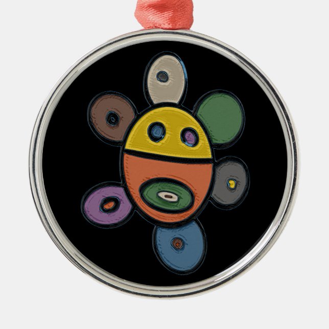 Sol Taino Circle Ornament (Front)