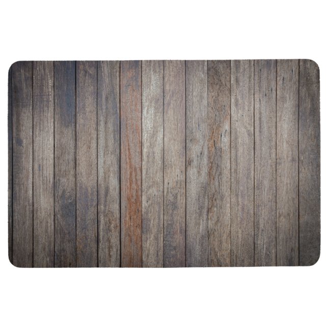 Sol Tapis en bois foncé de plancher (Devant)