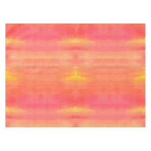Sol-Yellow and orange ombre watercolor art Tablecloth