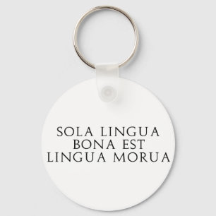 Sola Lingua Bona Keychain