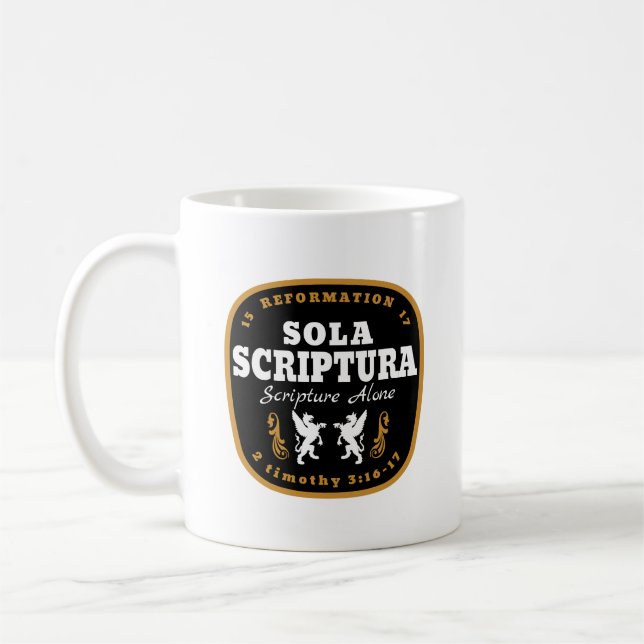 Sola Scriptura Coffee Mug (Left)