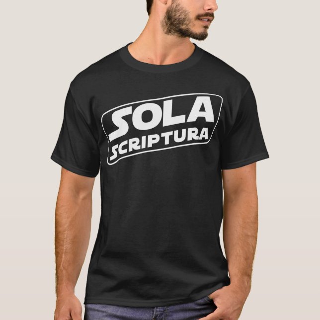 Sola Scriptura Reformed Theology  T-Shirt (Front)