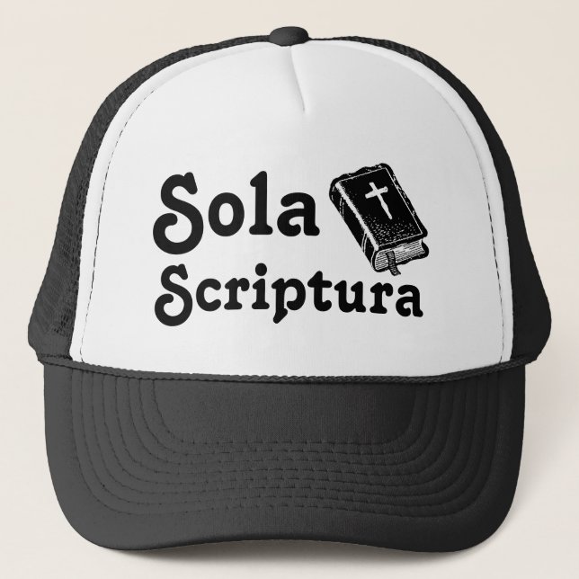 Sola Scriptura Trucker Hat (Front)