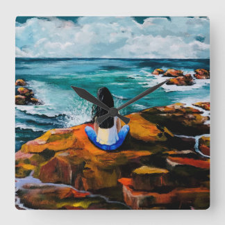 Solace Square Wall Clock