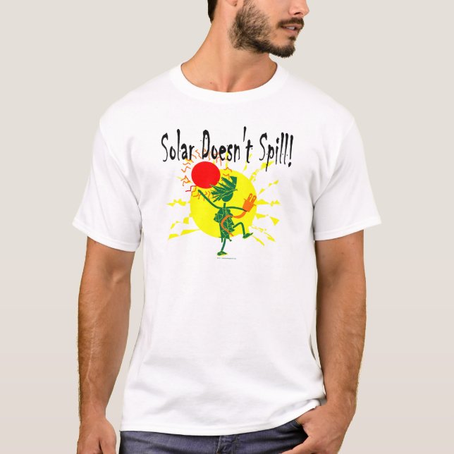 Solaire ne renverse pas le T-shirt et plus (Devant)