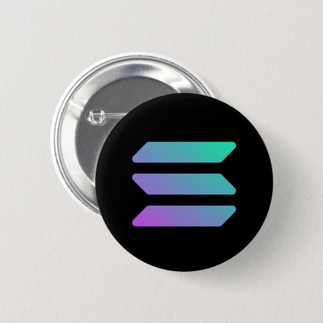 Solana 2 Inch Round Button (Front & Back)