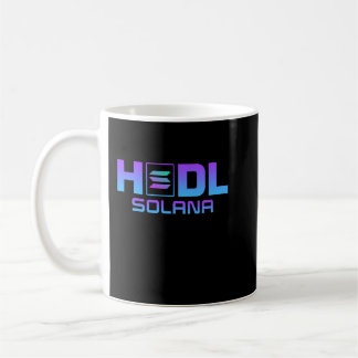 solana sol logo SOL Crypto Coin HODL Coffee Mug