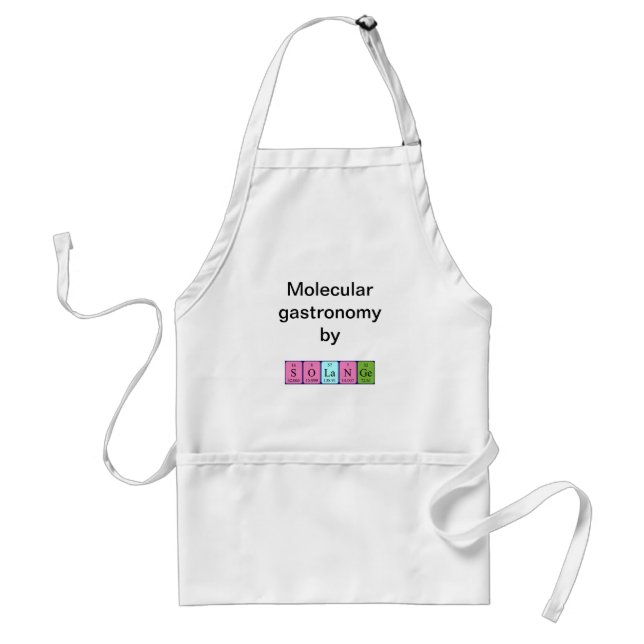 Solange periodic table name apron (Front)