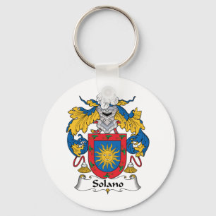 Solano Family Crest Keychain