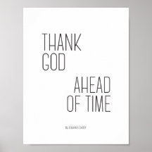 Solanus Casey Quote Thank God 8.5x11