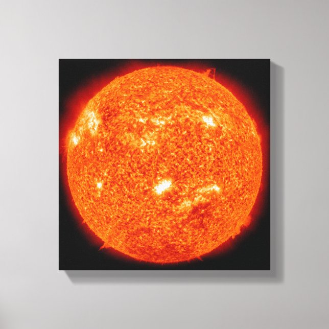 Solar activity on the Sun 2 Canvas Print (Front)