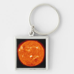 Solar activity on the Sun 2 Keychain