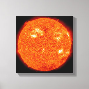 Solar activity on the Sun 3 Canvas Print